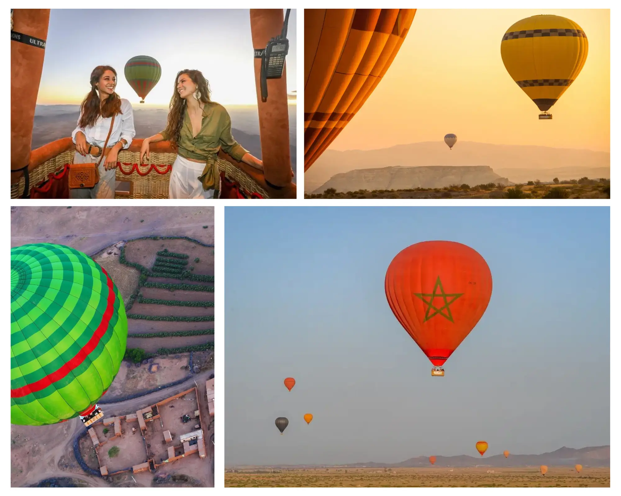 Heißluftballonfahrt in Marrakesch