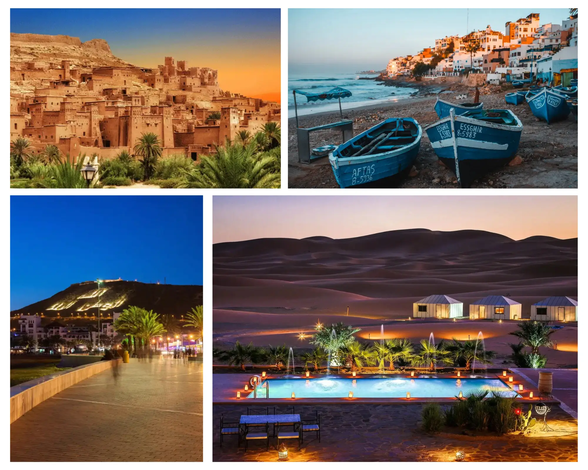 4 days desert tour from agadir to marrakech