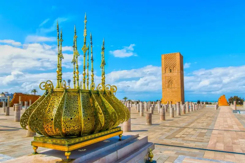 Hassan Tower in Rabat, Morocco