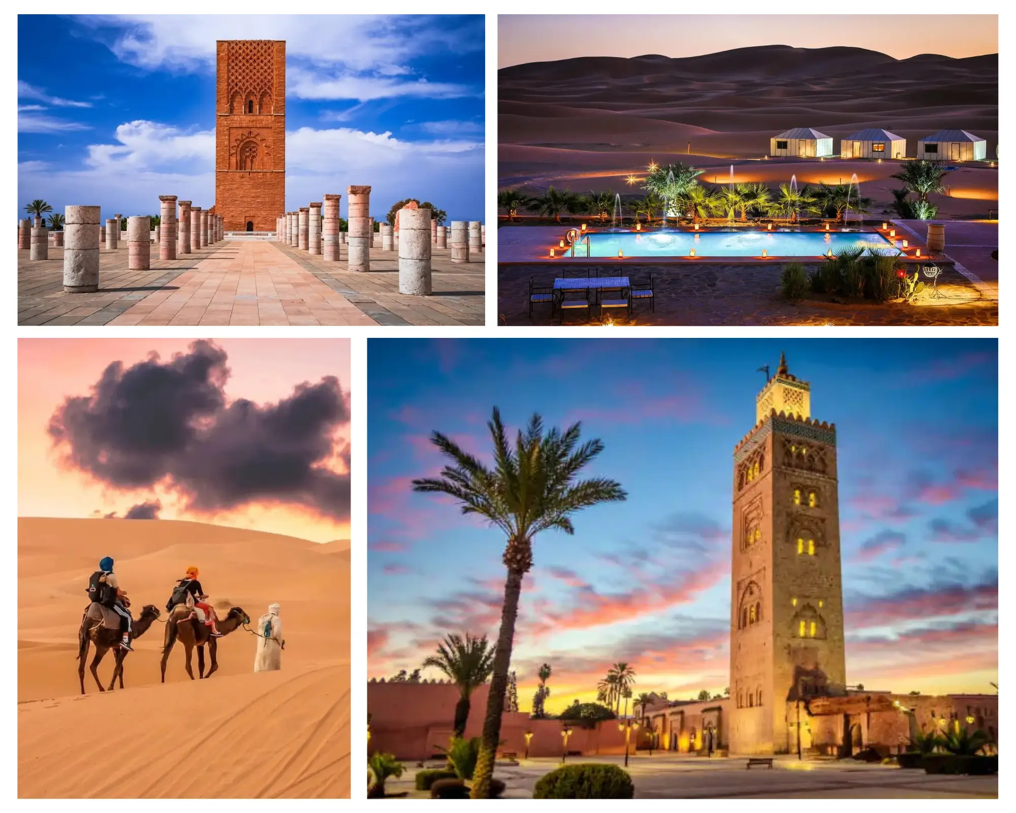 Morocco itinerary 4 days tour from Rabat, morocco vacition itinerary
