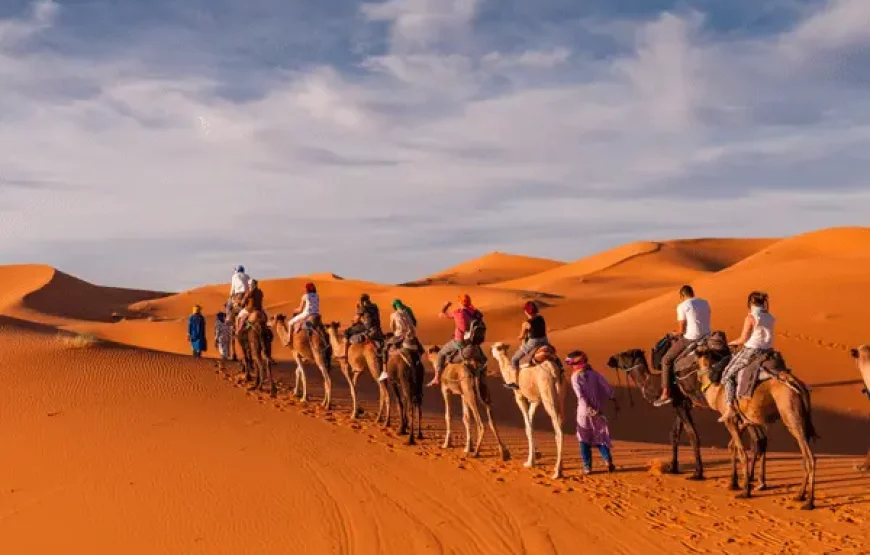 overnight camel trekking merzouga